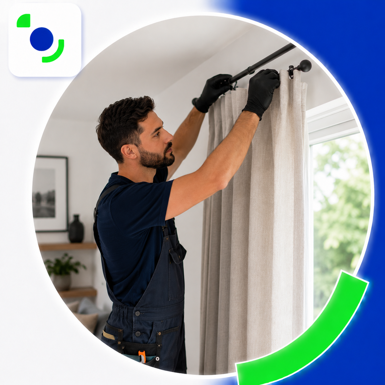 INSTALAÇÃO DE CORTINAS