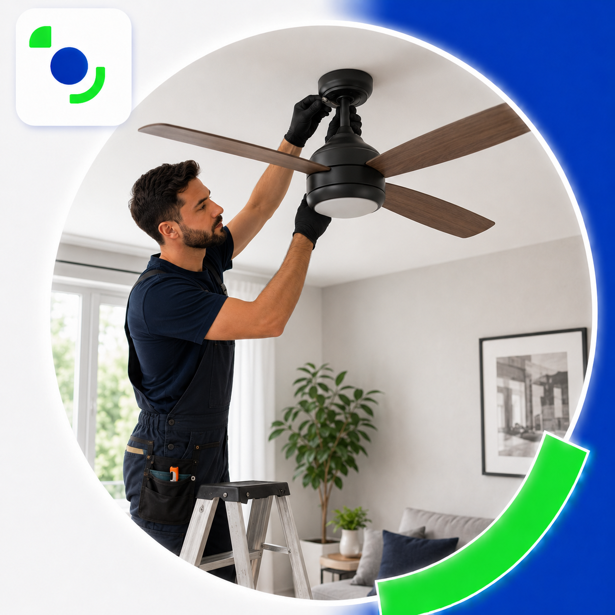 INSTALAÇÃO DE VENTILADOR DE TETO
