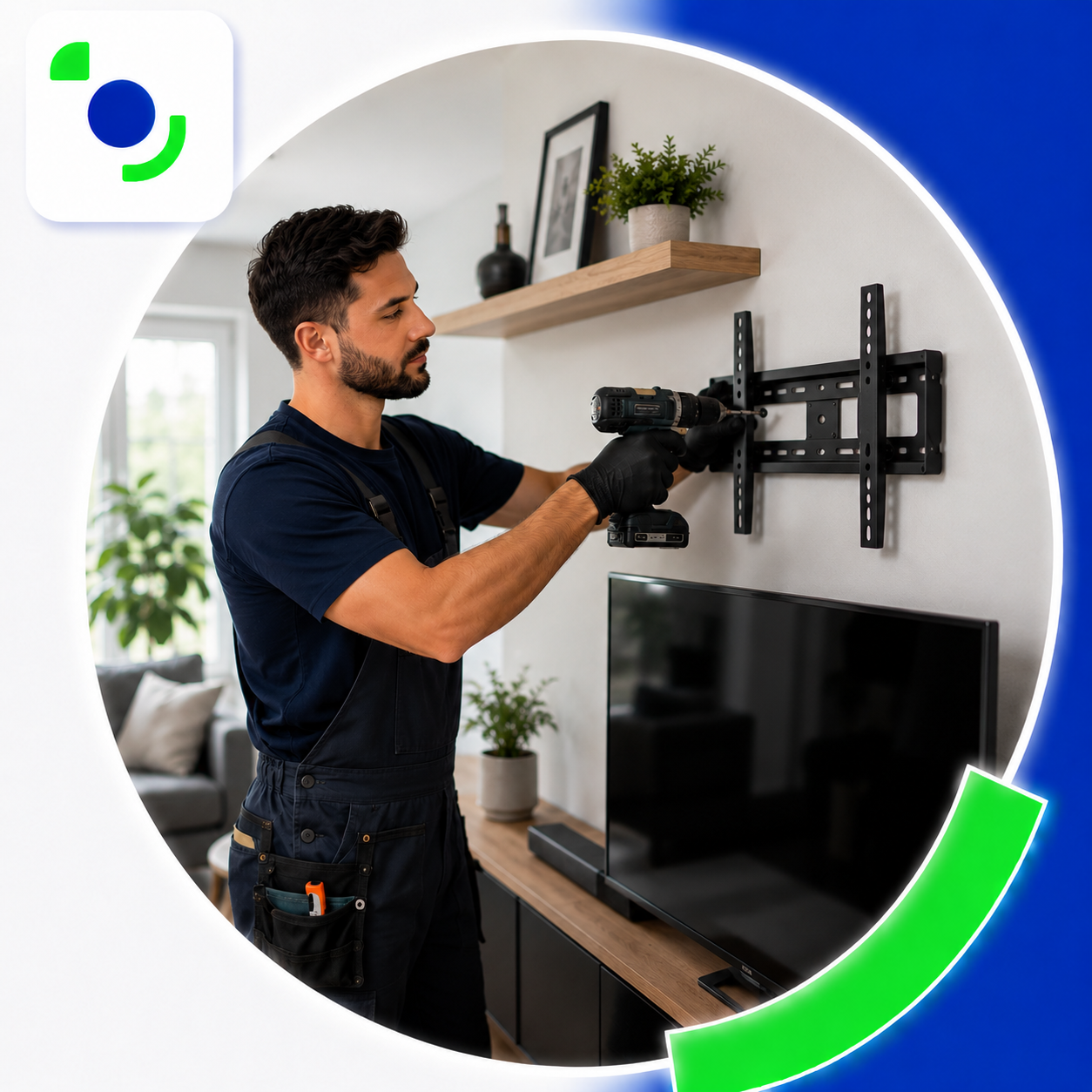 INSTALAÇÃO DE SUPORTE DE TV